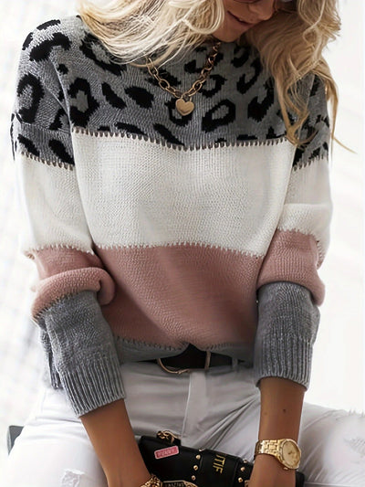 Talia™ - Trui Met Luipaardprint