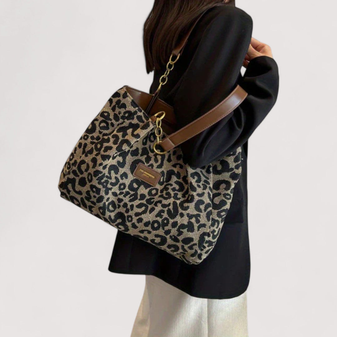 Lévrier – Luipaard Canvas Shoppen Tas