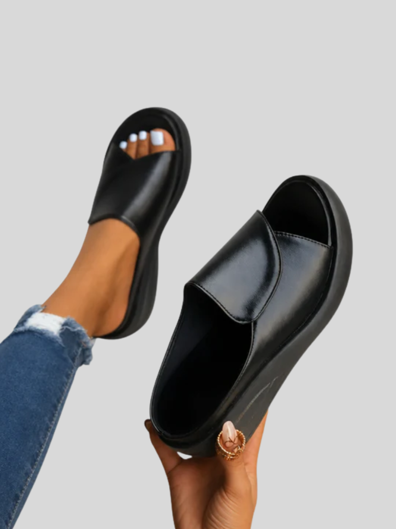 Eliza™ – Orthopedische Slip-on Wedge Sandalen