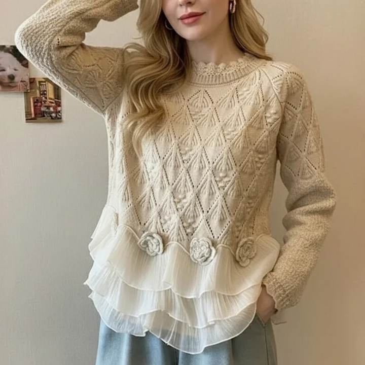Ruvella™ | Elegante Trui met Ruches