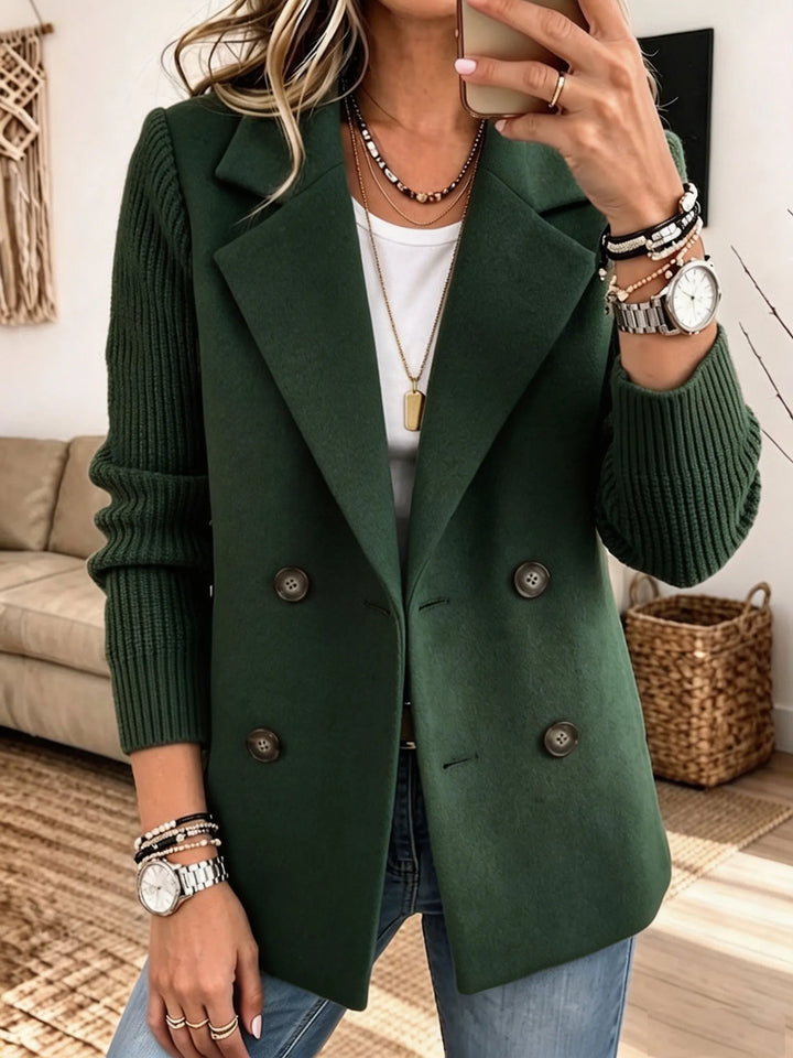Elise | Elegante blazer met contrasterende mouwen