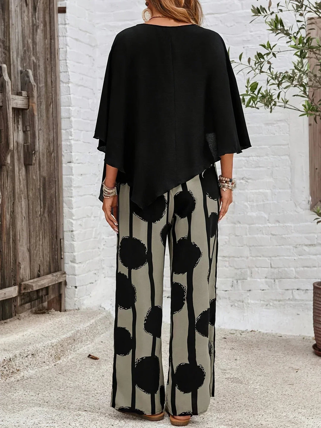 Kalliope | Comfortabele tweedelige set met elastische taille