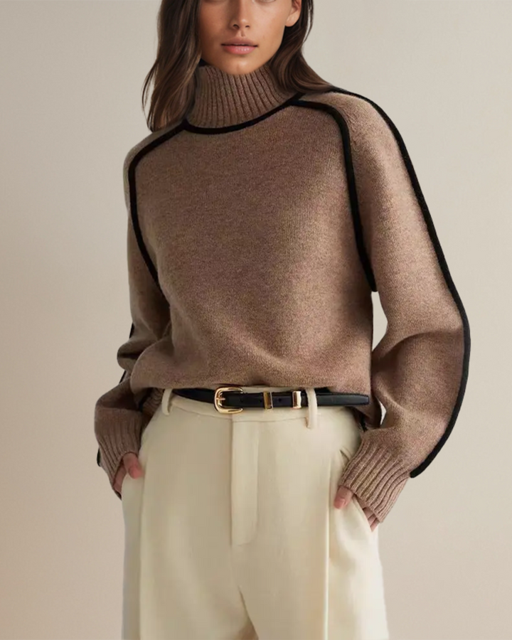 Aveline | Coltrui met contrasterende biezen