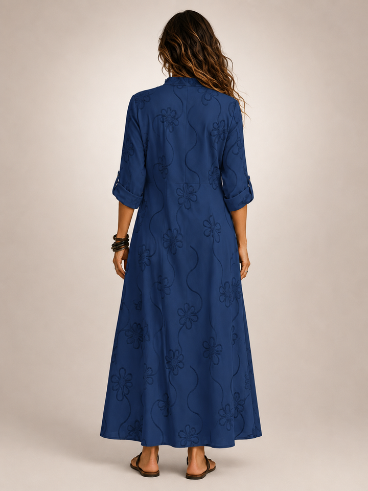 Lotte | Taille-verstevigende Bloemen Zomerjurk