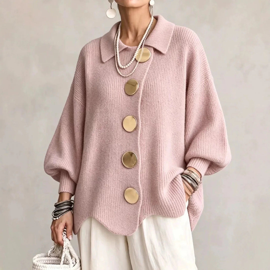 Karina | Oversized vest met knopen