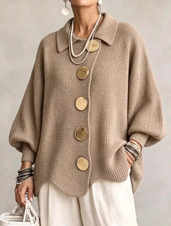 Karina | Oversized vest met knopen
