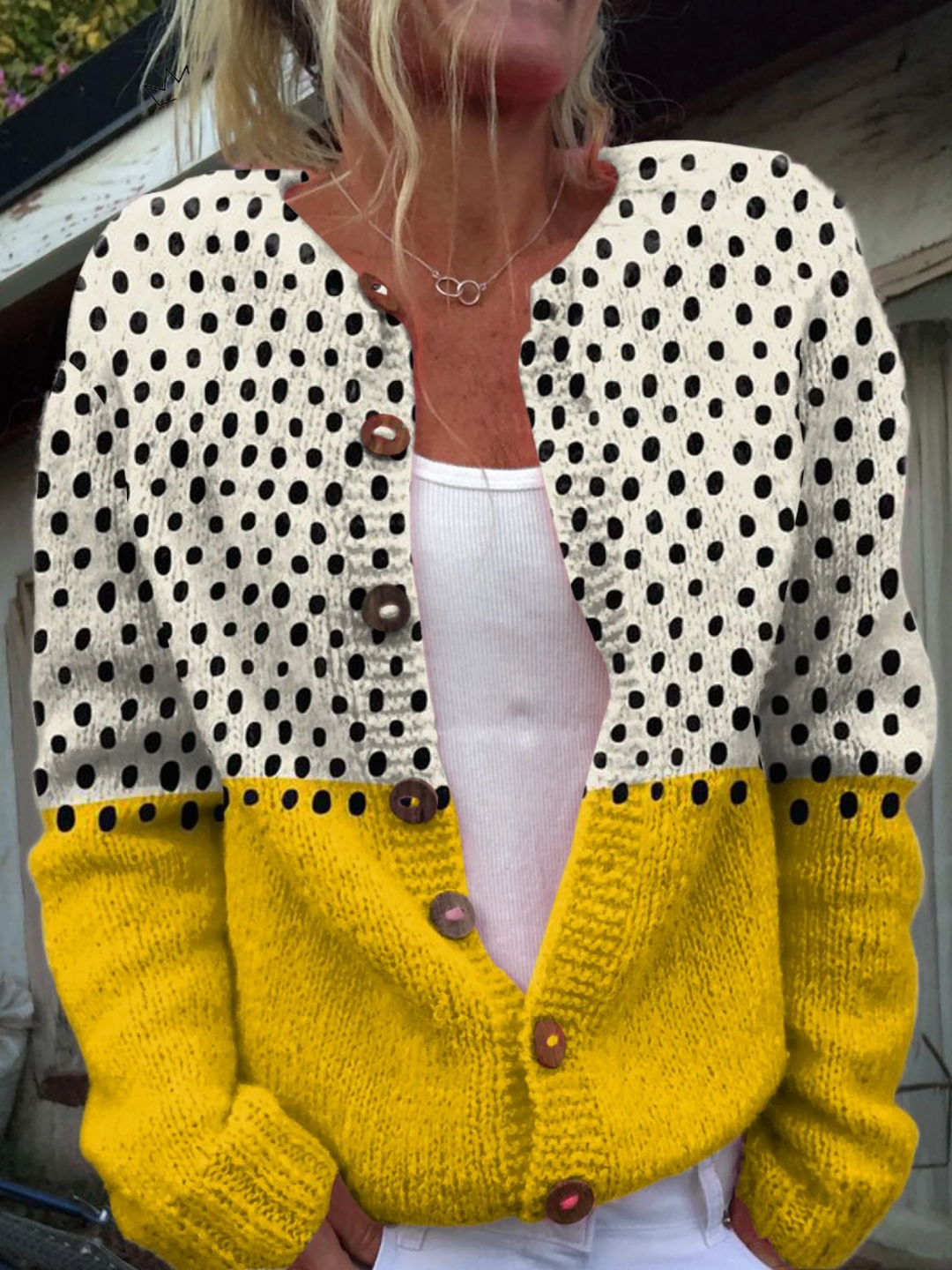 Junella™ | Vintage Gebreide Cardigan Trui