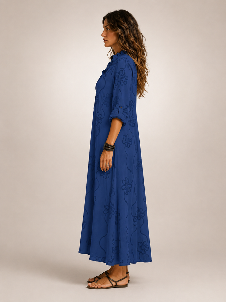 Lotte | Taille-verstevigende Bloemen Zomerjurk