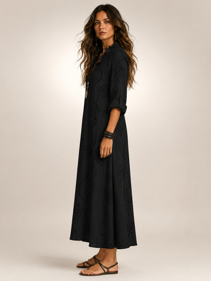 Lotte | Taille-verstevigende Bloemen Zomerjurk