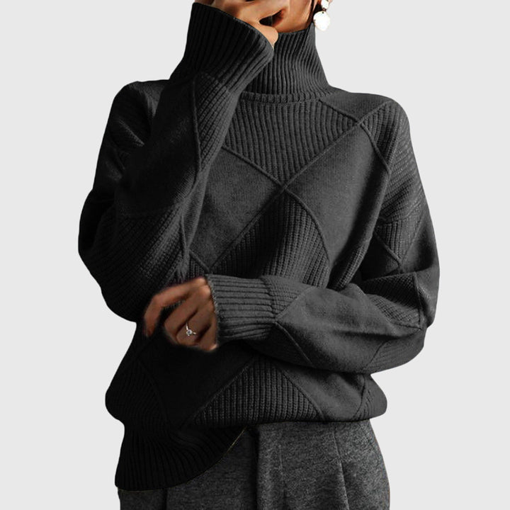 Angela | Coltrui met geometrisch patroon