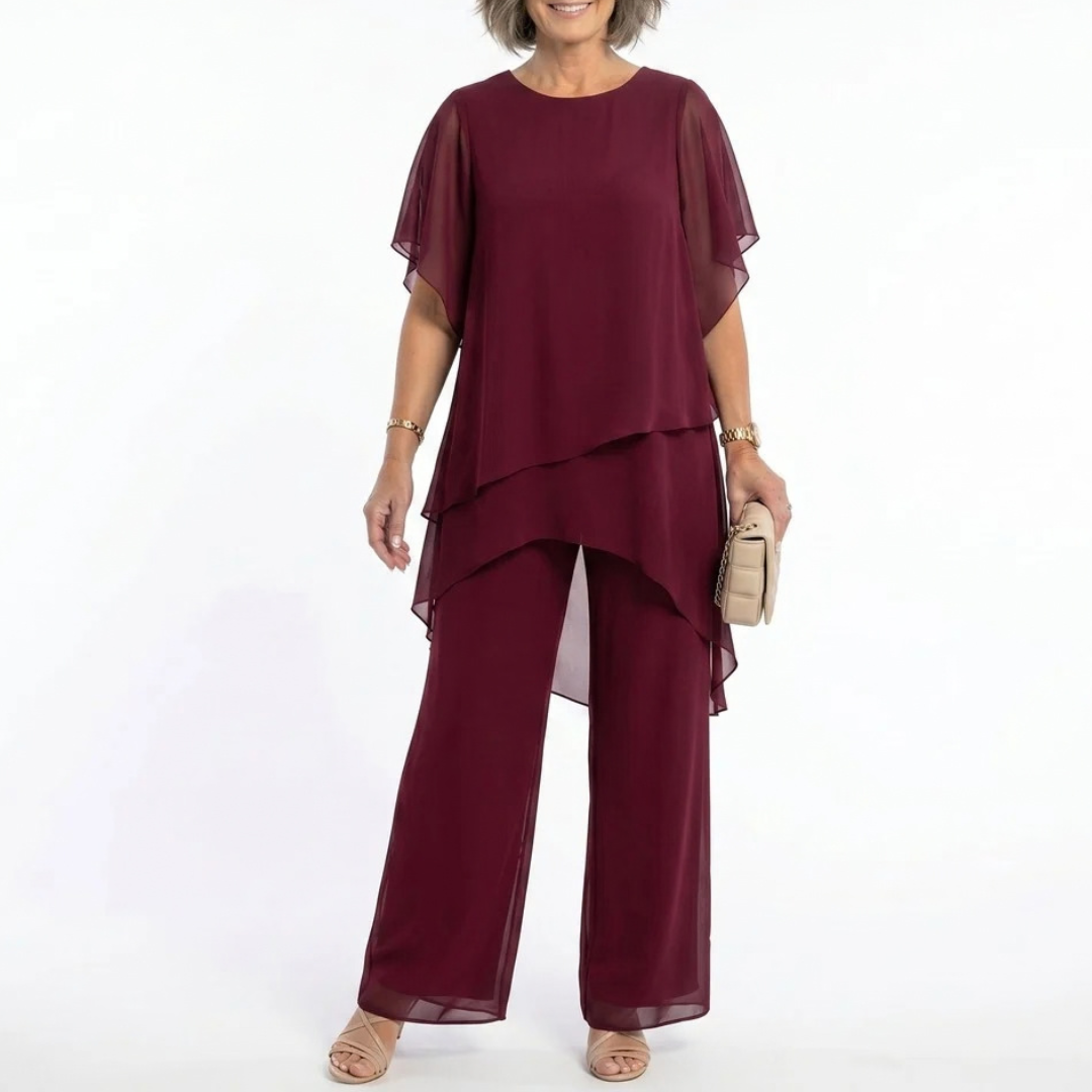 Sharyn™ | Gelaagde Tuniek- en Broekset