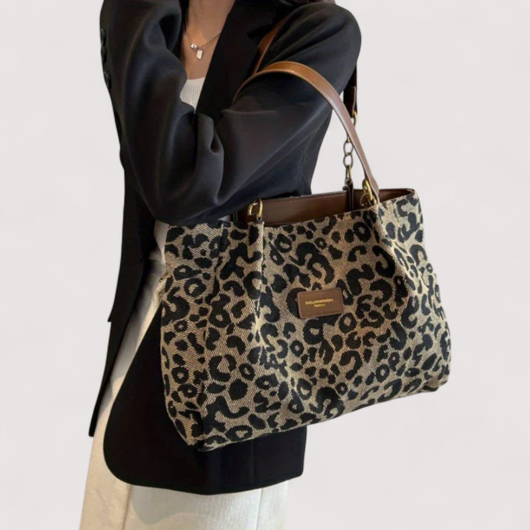 Lévrier – Luipaard Canvas Shoppen Tas