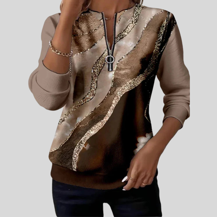 Nirvelle™ | Trui met vintagepatroon