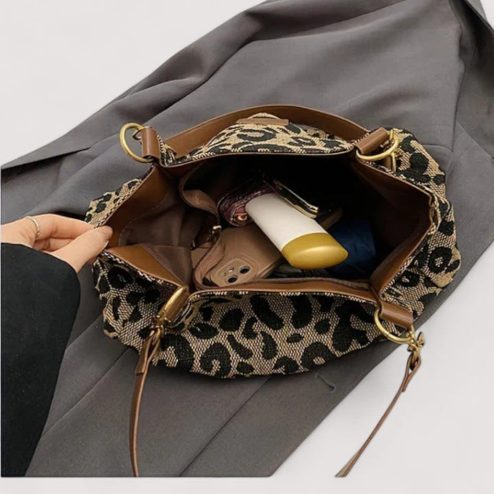 Lévrier – Luipaard Canvas Shoppen Tas