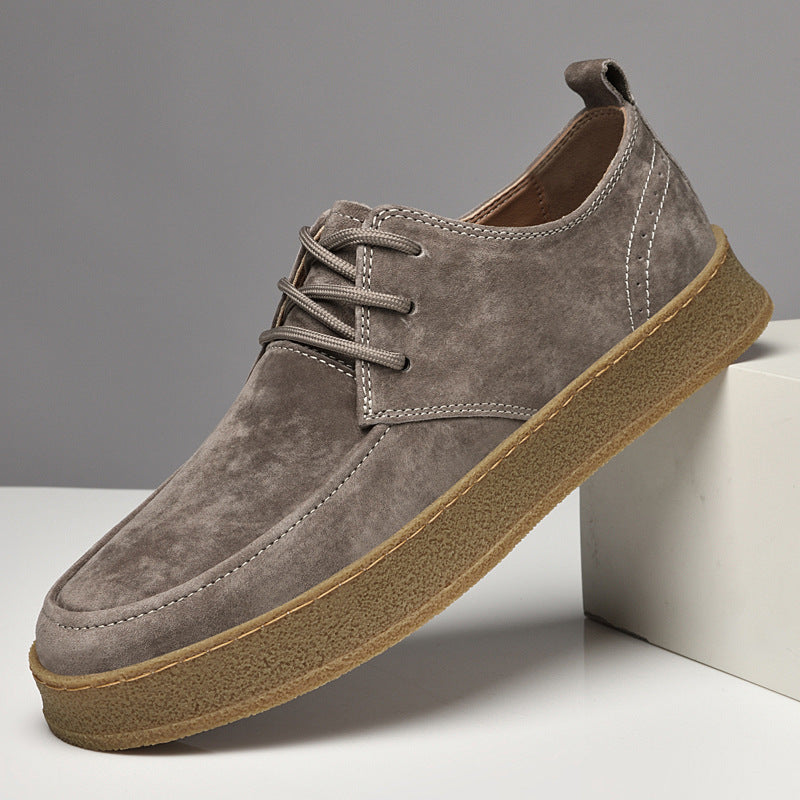 Matte Leren Oxford Schoenen voor Heren - Slim Casual Stijl