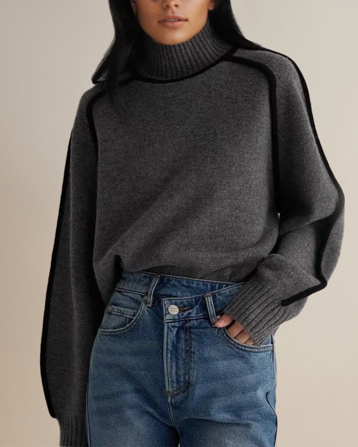 Aveline | Coltrui met contrasterende biezen