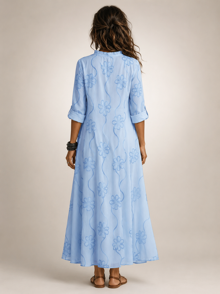 Lotte | Taille-verstevigende Bloemen Zomerjurk