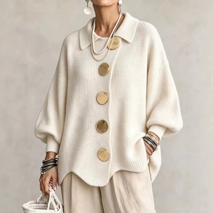Karina | Oversized vest met knopen