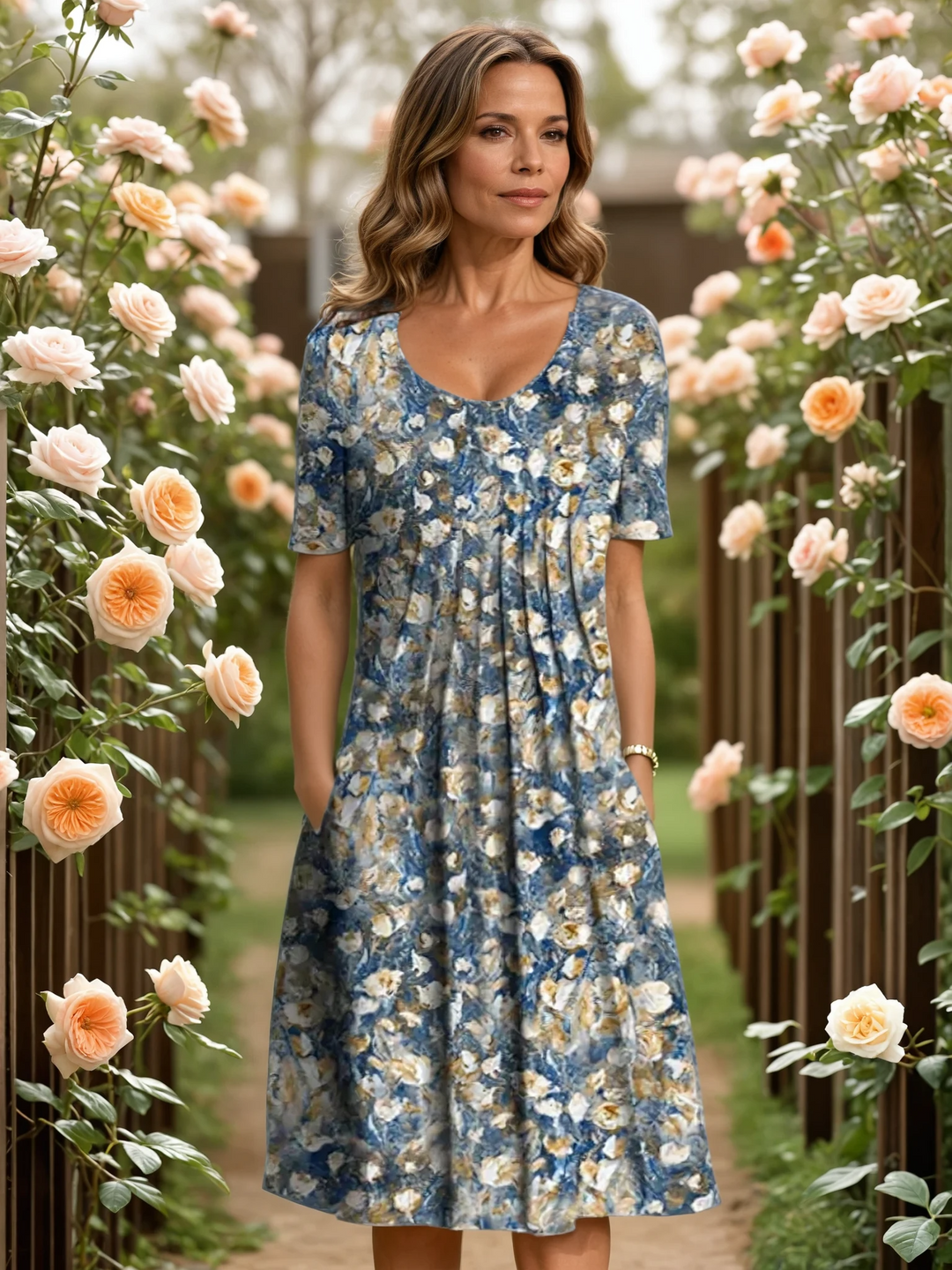 HARPER | ELEGANTE JURK MET BUIKBEDDEKKING