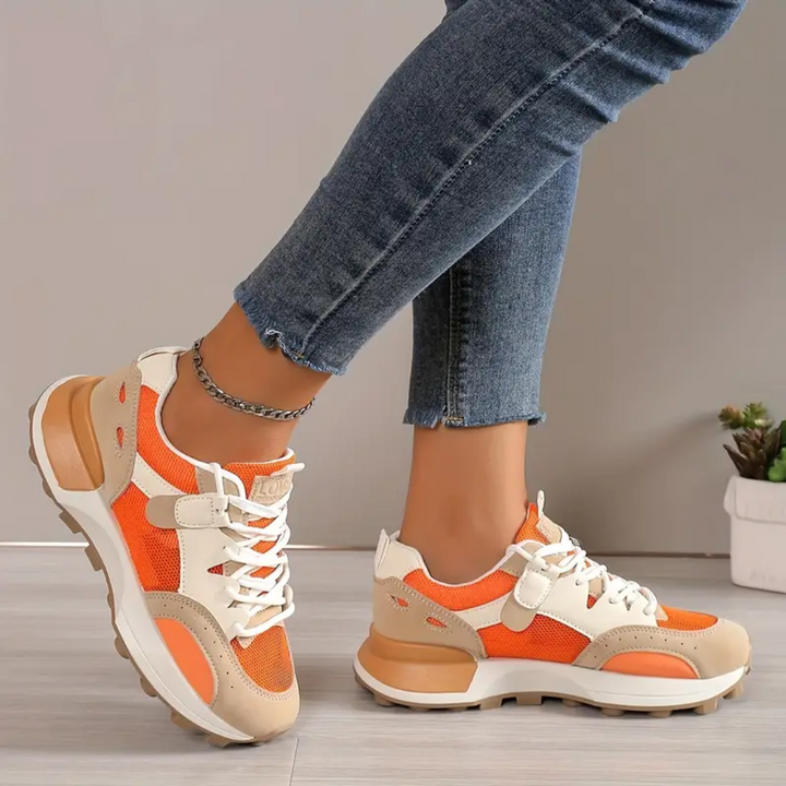 Armanavi | Oranje Sneakers met rubber zool