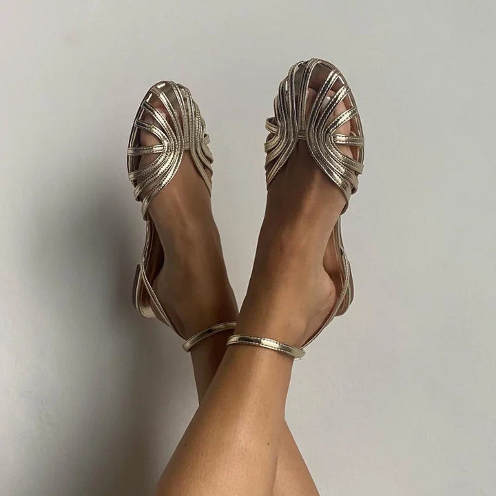 Vittoria | Gouden Sieraad Sandalen