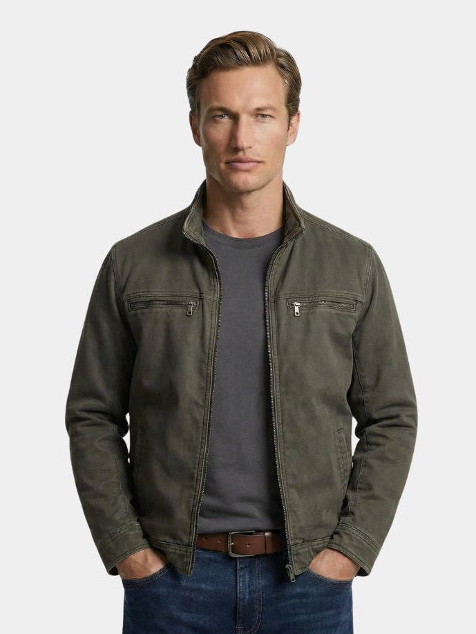 Van Laarhoven® |  Vintage Olijfgroene Field Jacket