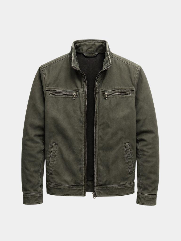 Van Laarhoven® |  Vintage Olijfgroene Field Jacket