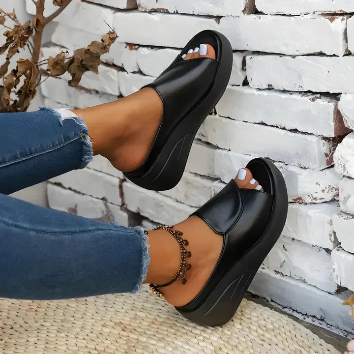 Eliza™ – Orthopedische Slip-on Wedge Sandalen