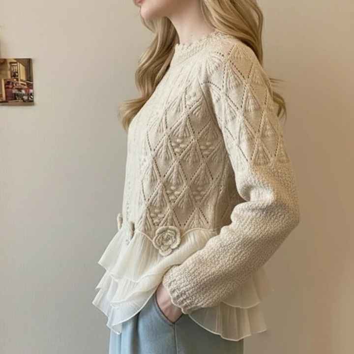 Ruvella™ | Elegante Trui met Ruches