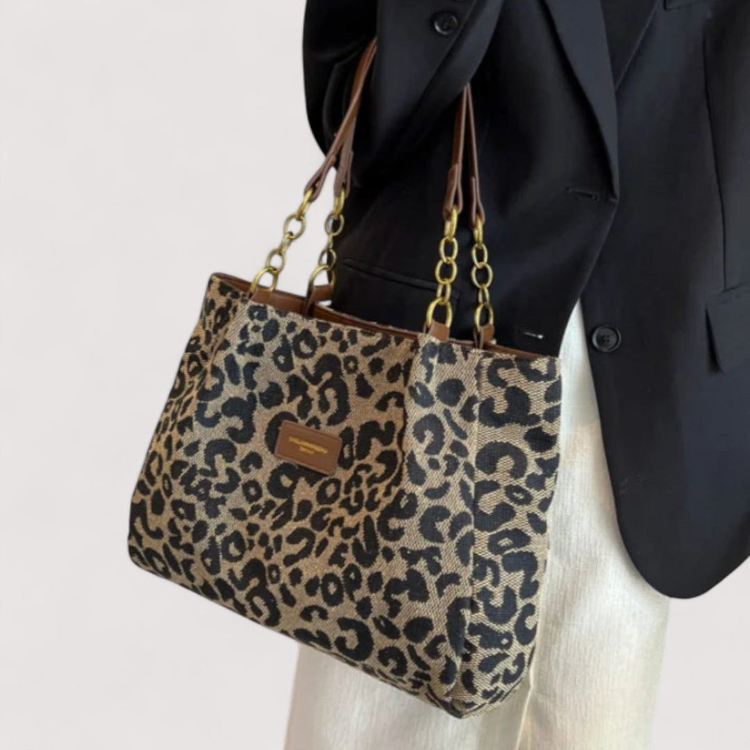 Lévrier – Luipaard Canvas Shoppen Tas