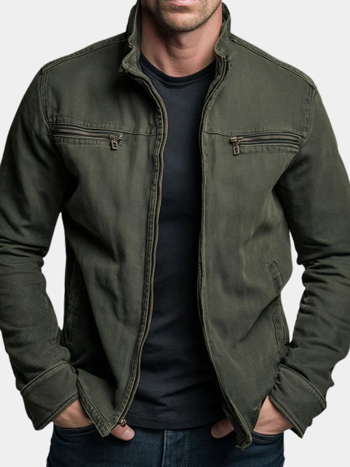 Van Laarhoven® |  Vintage Olijfgroene Field Jacket