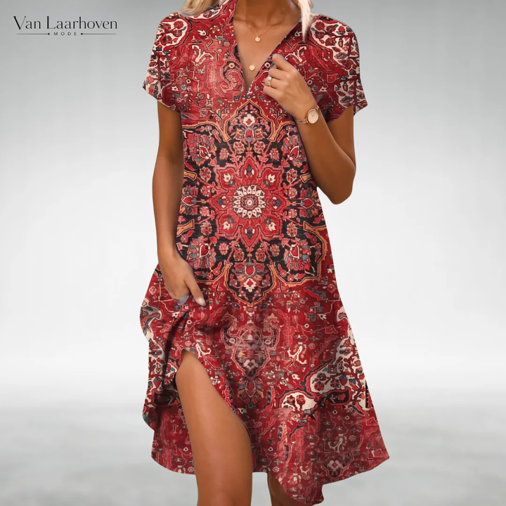 Daphne™ Lichtgewicht Comfort Midi Jurk