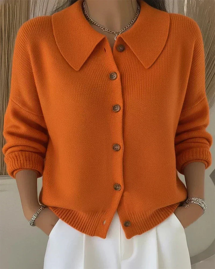 Vespera™ | Knopkragen Cardigan