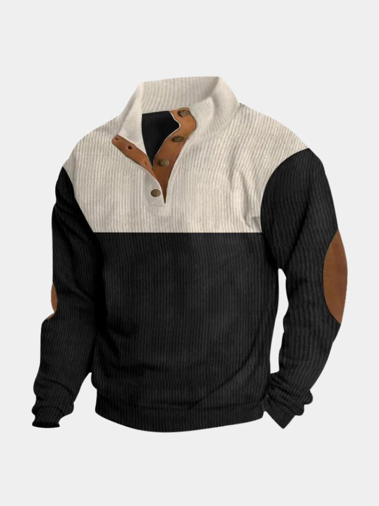 Van Laarhoven Mode | Retro herentrui met hoge kraag