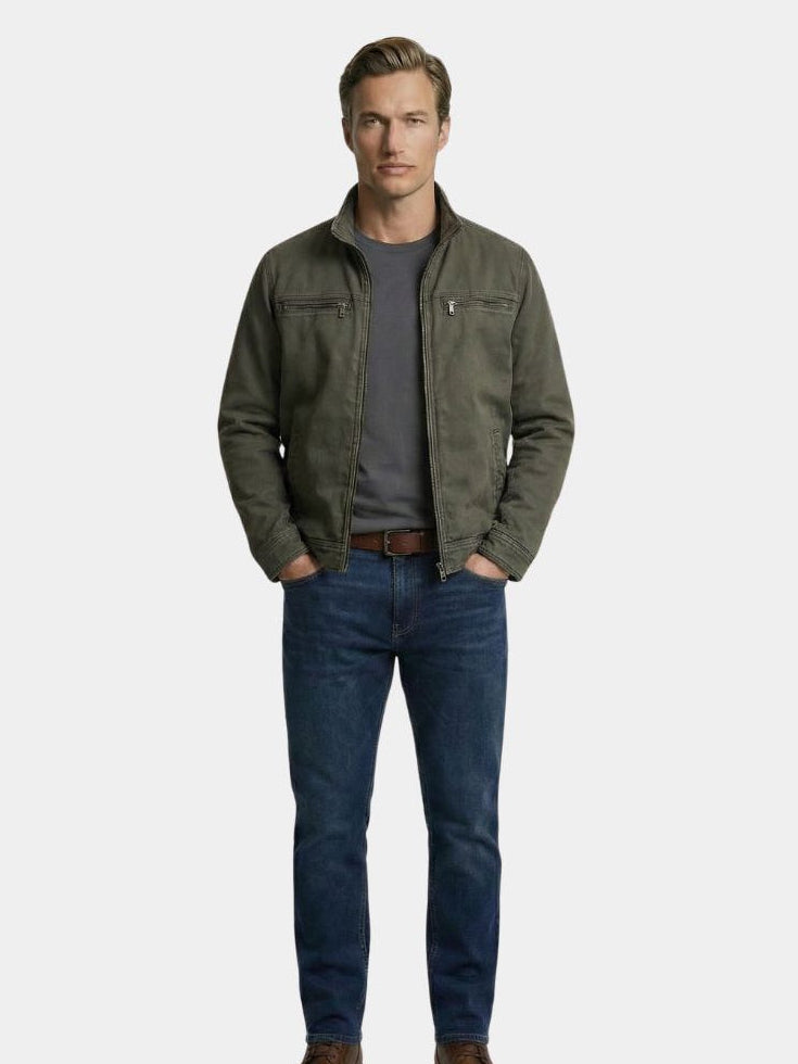 Van Laarhoven® |  Vintage Olijfgroene Field Jacket
