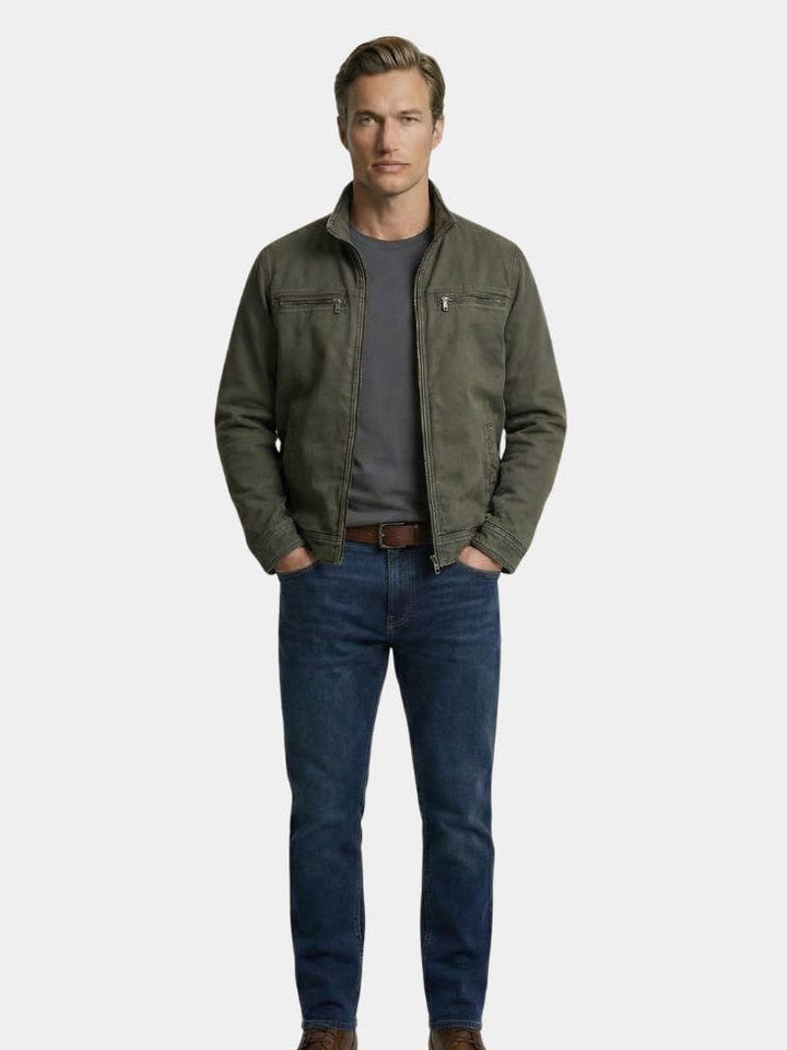 Van Laarhoven® |  Vintage Olijfgroene Field Jacket
