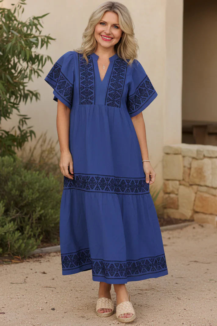 NANCY - BOHO MAXI JURK