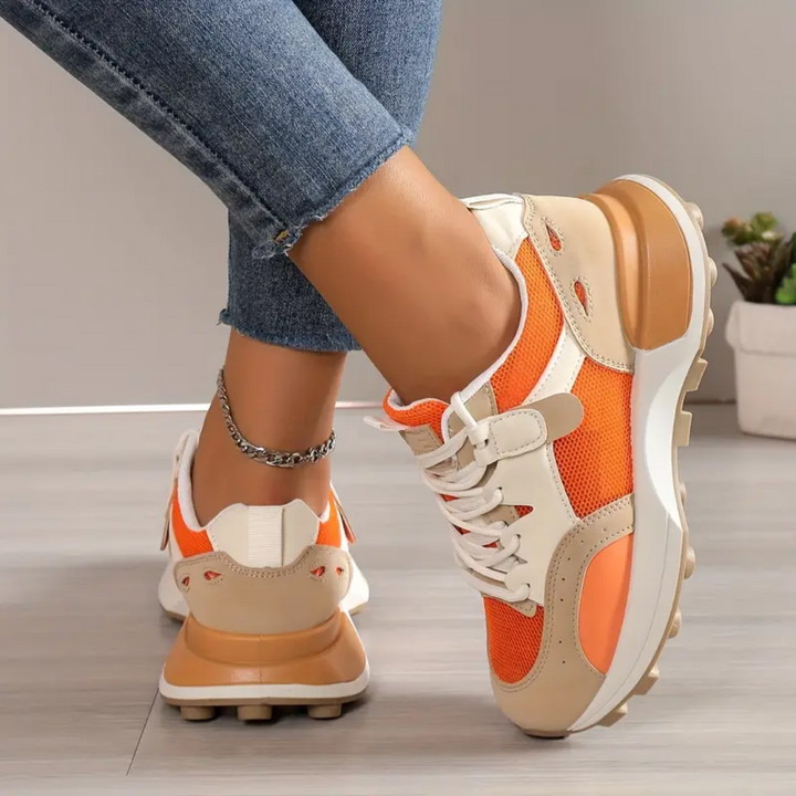 Armanavi | Oranje Sneakers met rubber zool