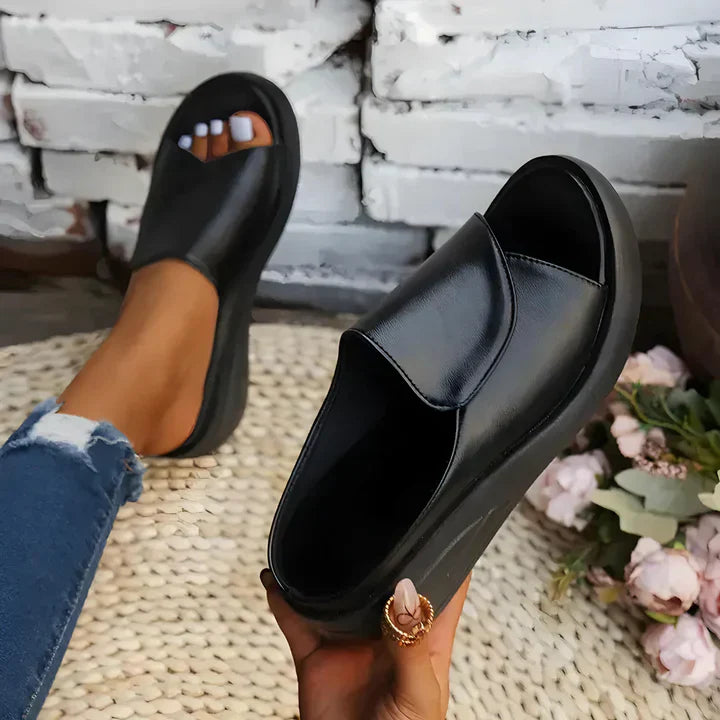 Eliza™ – Orthopedische Slip-on Wedge Sandalen