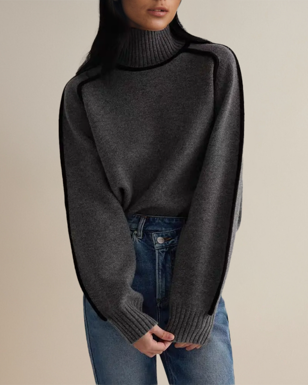 Aveline | Coltrui met contrasterende biezen