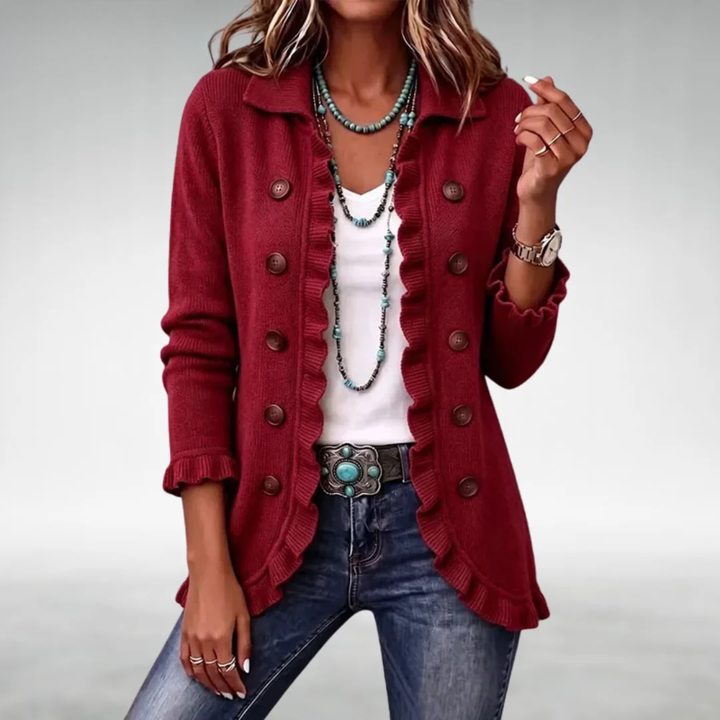 Eve | Klassiek vest met ruches
