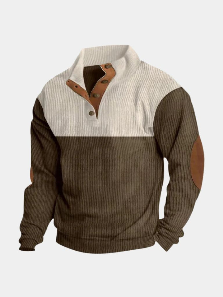 Van Laarhoven Mode | Retro herentrui met hoge kraag