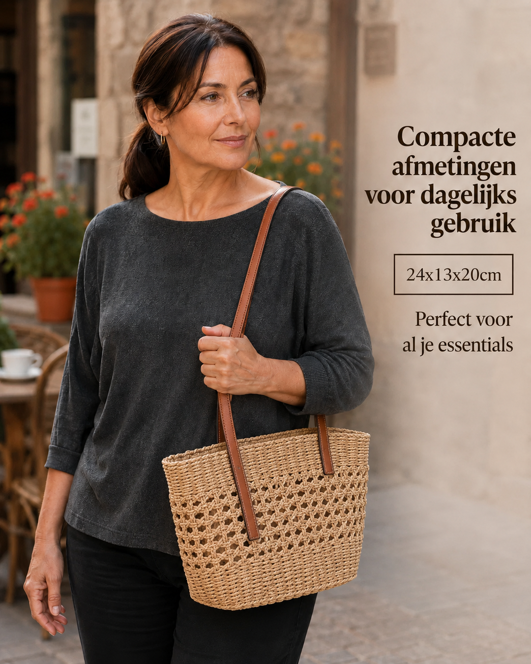 Nadine | Elegante Gevlochten Tas