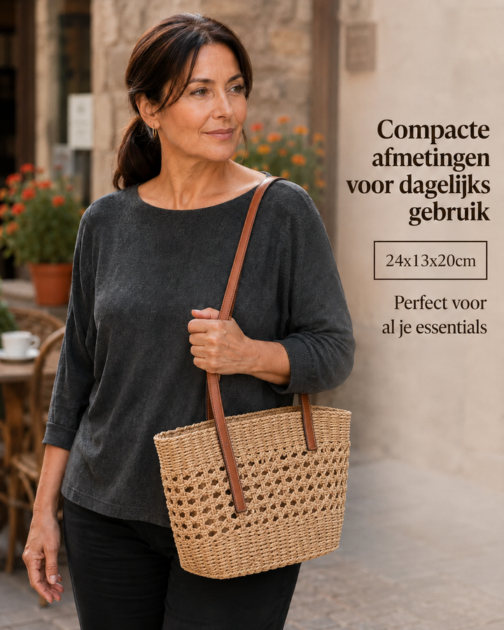 Nadine | Elegante Gevlochten Tas