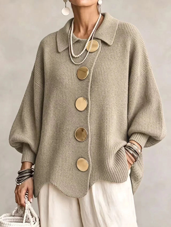 Karina | Oversized vest met knopen