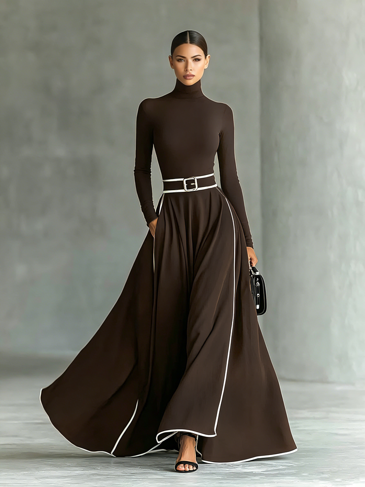 Susanna™ | Elegante Maxi-Jurk met Ceintuur