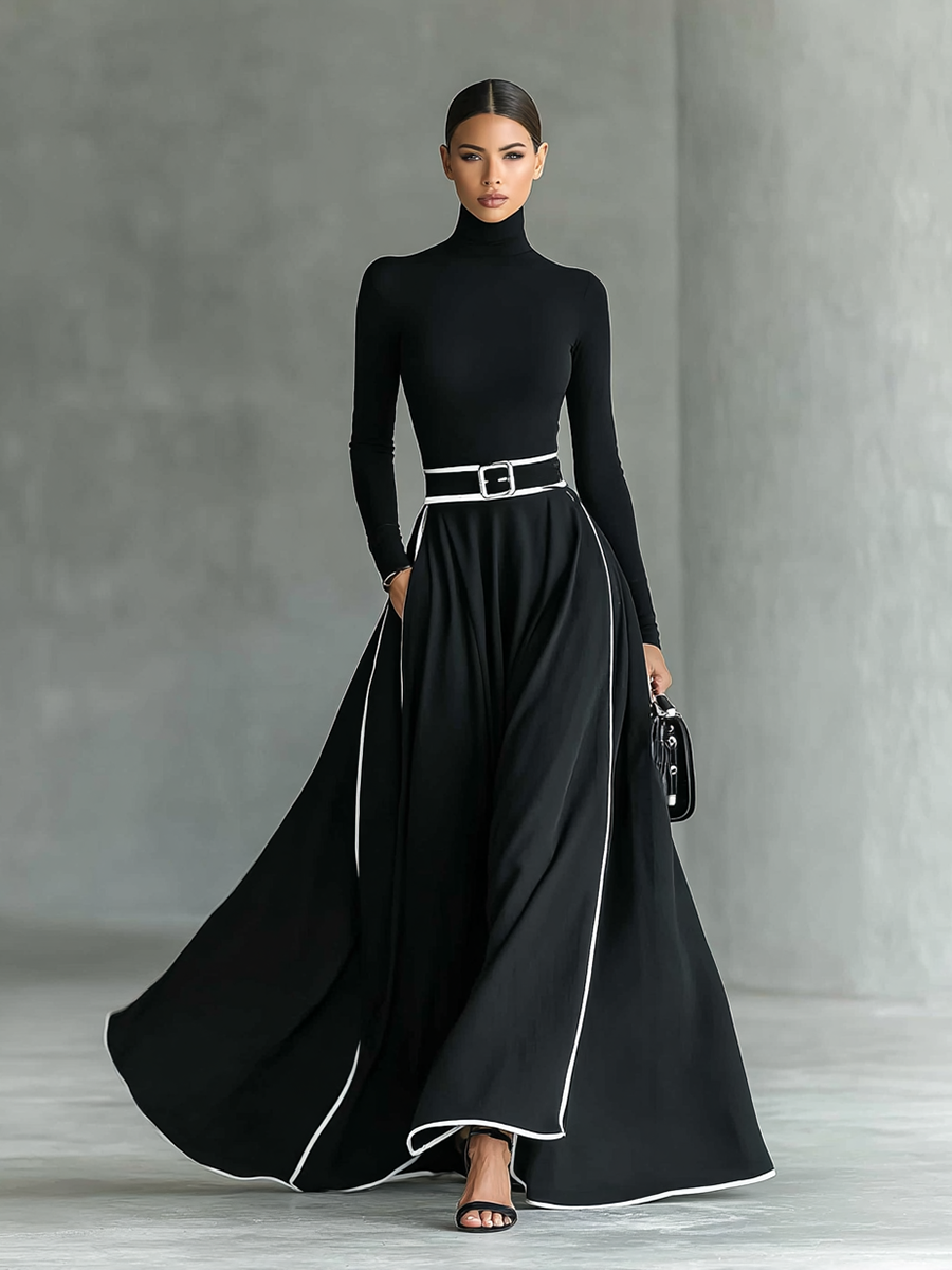 Susanna™ | Elegante Maxi-Jurk met Ceintuur