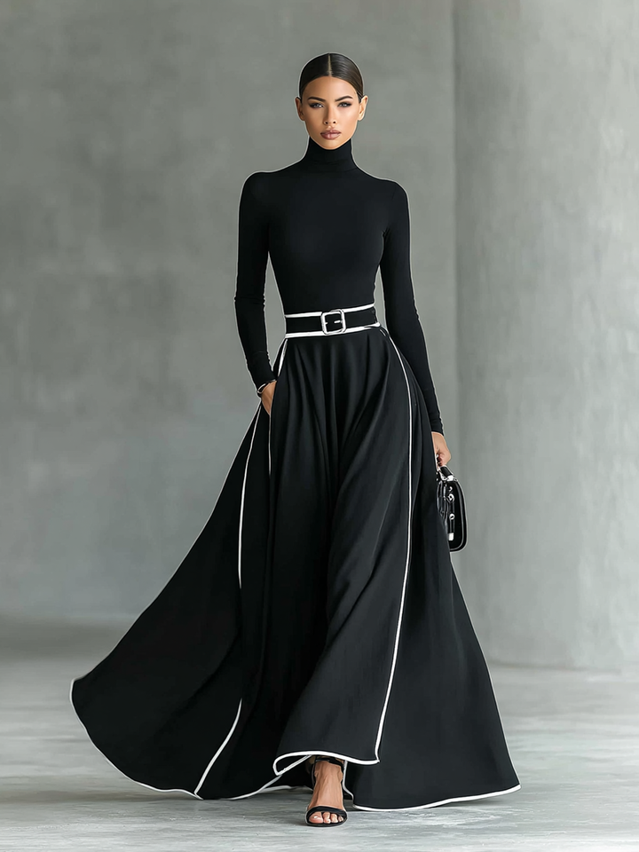 Susanna™ | Elegante Maxi-Jurk met Ceintuur
