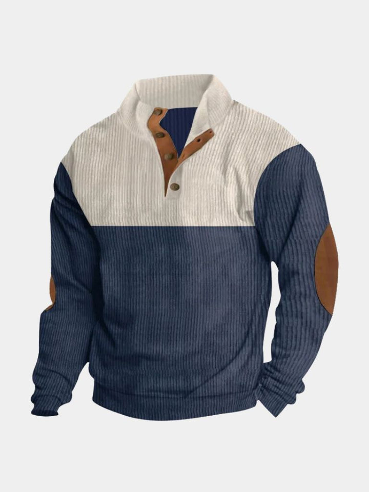 Van Laarhoven Mode | Retro herentrui met hoge kraag