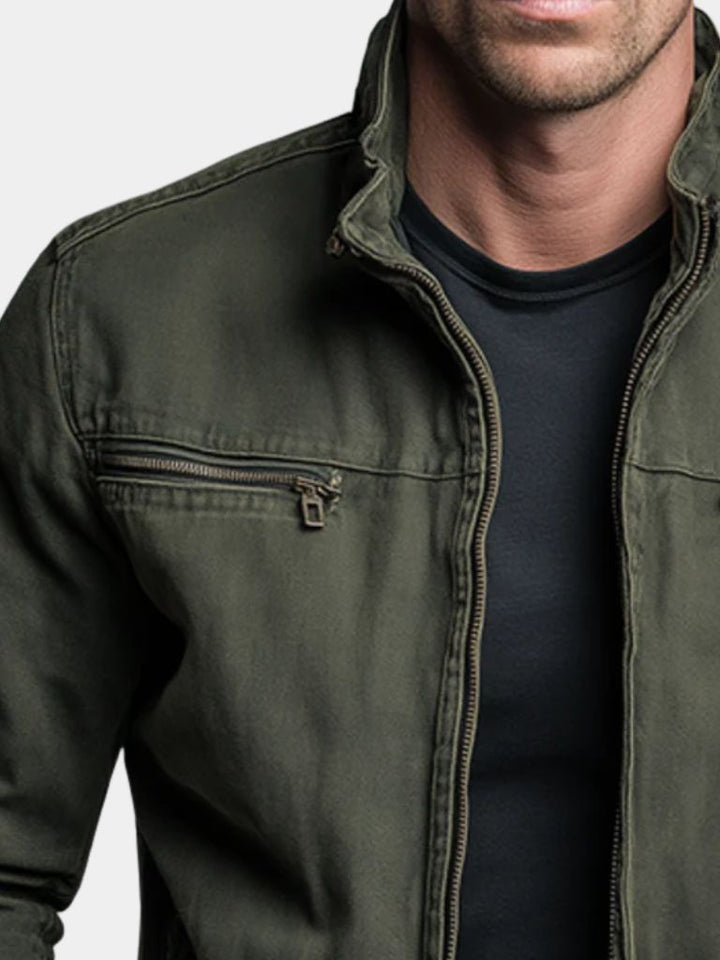 Van Laarhoven® |  Vintage Olijfgroene Field Jacket